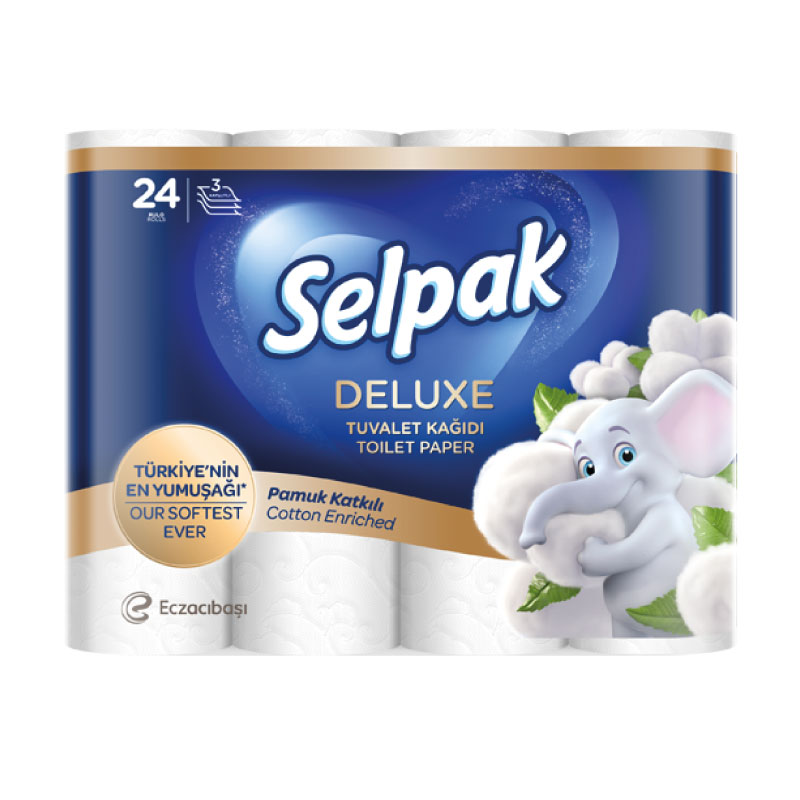 Selpak 24 Deluxe Bath Tissue Roll