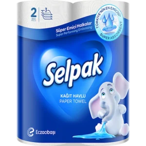Selpak Kitchen Paper Towels, 2 Rolls