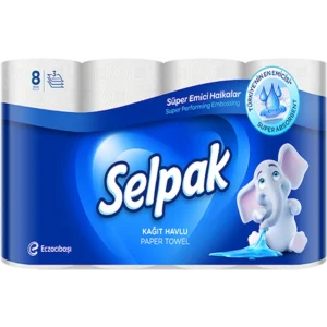 Selpak Kitchen Paper Towels, 8 Rolls